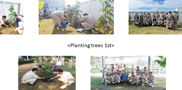 これは、植樹活動の画像です。