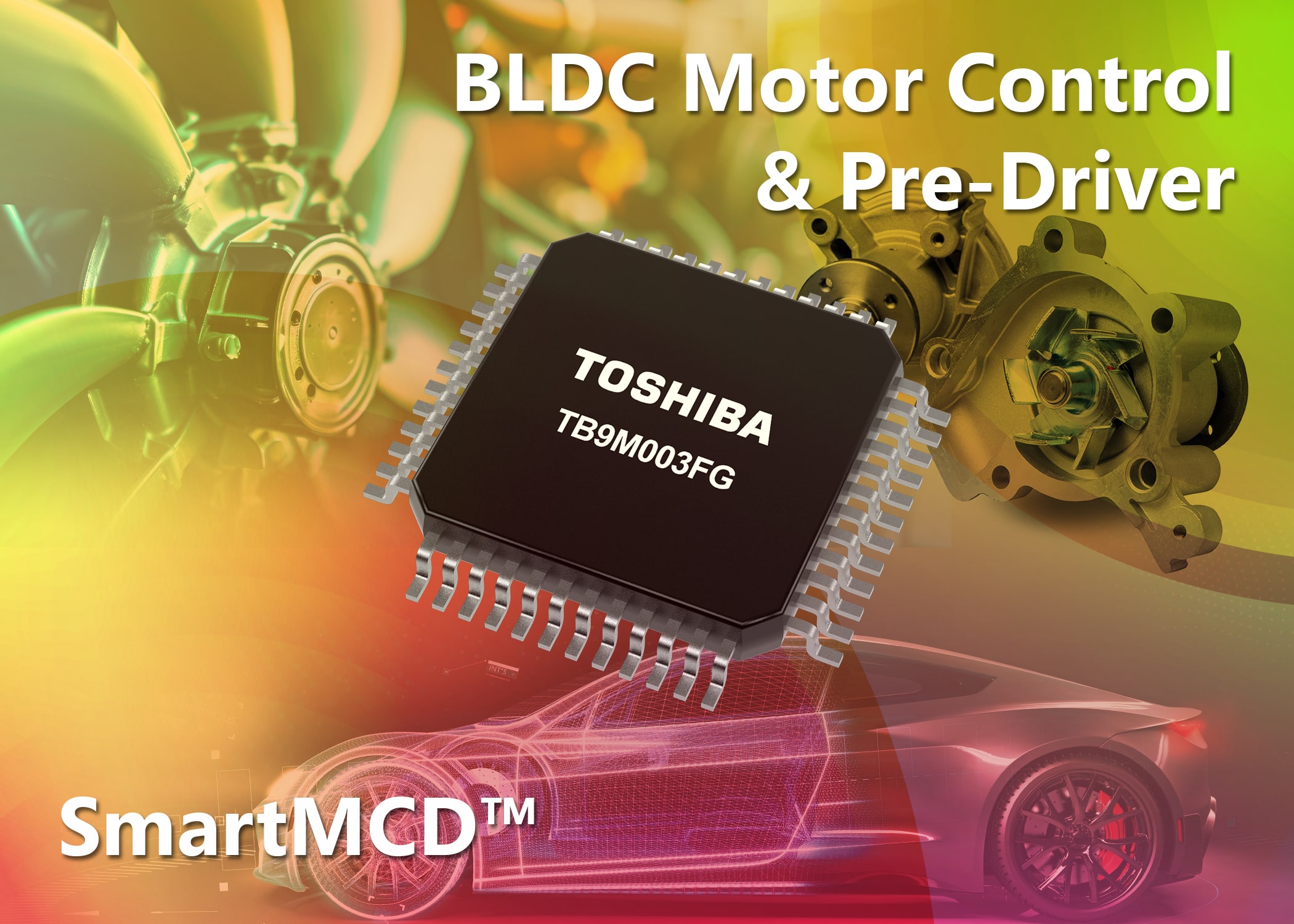 Toshiba releases motor control driver IC enhanced with built-in microcontroller and gate driver for efficient and precise motor control 