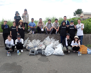 Group Photo After the Waste Collection Activity (in Cooperation with Local Authorities)