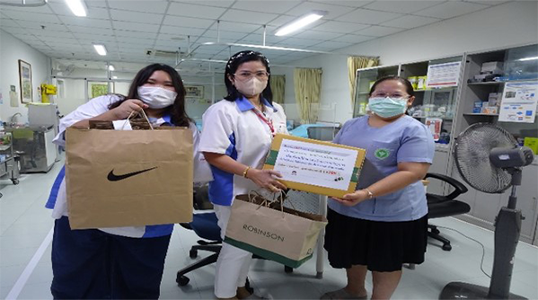 Donation of Used Cloth Bags and Paper Bags to Local Hospital