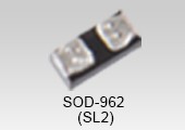 これは、低電圧信号ラインのESD保護に適したTVSダイオード: DF2B5SLの製品写真です。