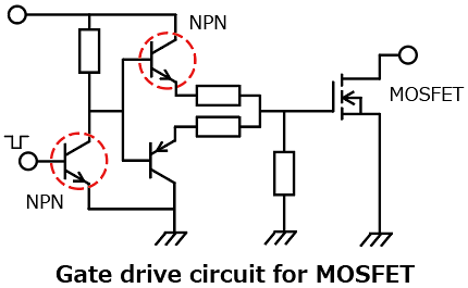 有助于降低设备功耗的双极晶体管扩容应用电路示例图。