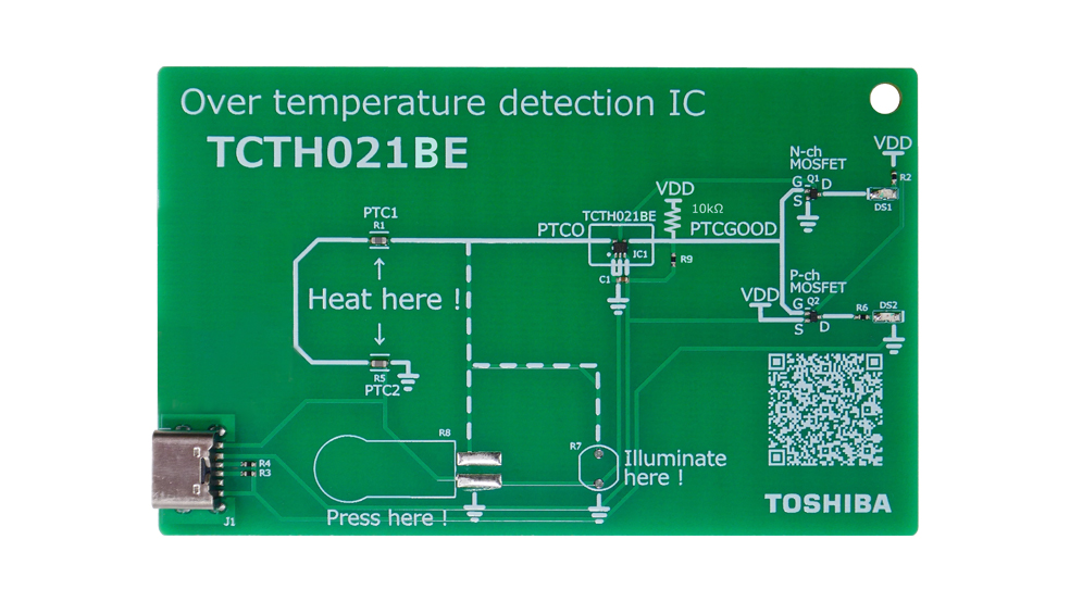 过温检测IC Thermoflagger™的应用电路