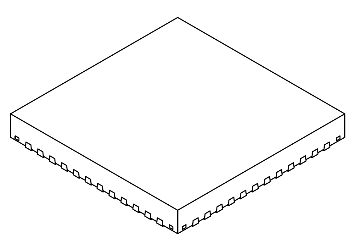 东芝 TB67S579FTG Stepping motor driver IC产品 P-VQFN48-0707-0.50-006 封装图片