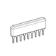 东芝 TA75393S Comparator产品 SIP9-P-2.54A 封装图片