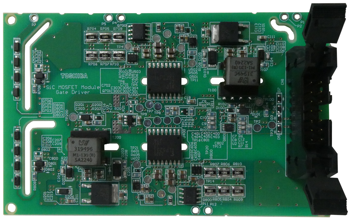 这是SiC MOSFET模块得栅极驱动电路图片