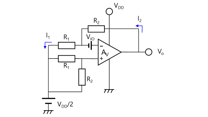 图3-3：输入补偿电压的测试电路