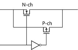 图4：模拟开关的等效电路