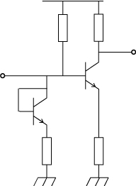 图2：共发射极放大器电路的温度补偿电路示例
