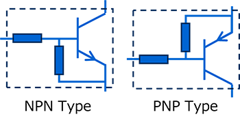 图4：偏置电阻内置晶体管（BRT）