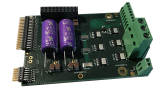Figure 5: The Low-Voltage Power Board featuring the latest generation U-MOSIX-H TPW3R70APL MOSFETs supporting motors of up to 200 W.