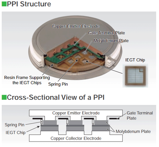 PPI结构和PPI的横截面视图 