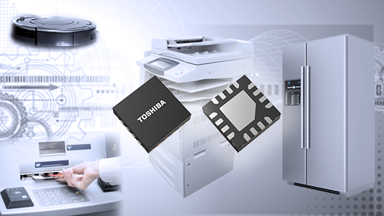 Toshiba Releases Brushed DC Motor Driver IC with Small Package, Contributing to Equipment Miniaturization